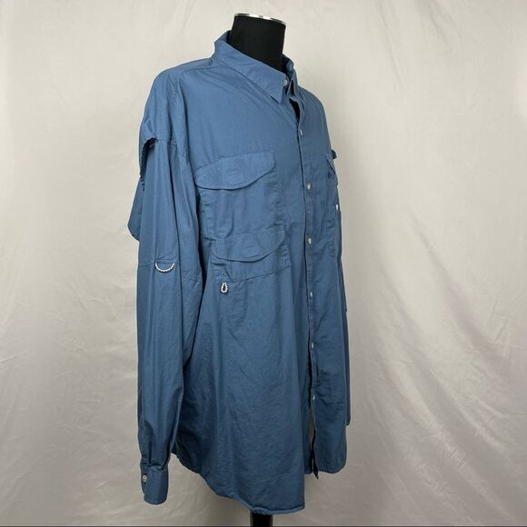 Columbia PFG Fishing Button Front Shirt - Men’s 4XT - Picture 2 of 9